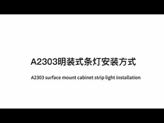 Nawierzchnia Aluminiowy Profil Garderoba LED Liniowe Światło A2303