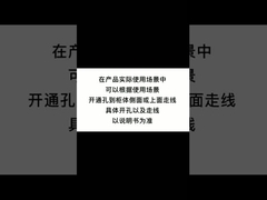 Światło reflektorów szafy LED