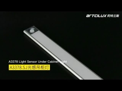 A3378 Światło podwieszone z czujnikiem ciała, 200/400/520*40*12mm, DC12V, 4014-33LED, 1,25W, Ra>90