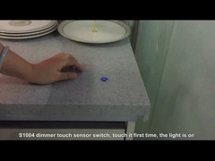 S1004 wbudowany przełącznik czujnika dotykowego, długość kabla 1500 mm, DC12V, maksymalnie 60 W, sterowanie rozdzielone