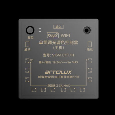 LED bezprzewodowy kontroler odbiornik czujnik przełącznik 2,4 GHz przyciemnianie CCT tuner kontroler