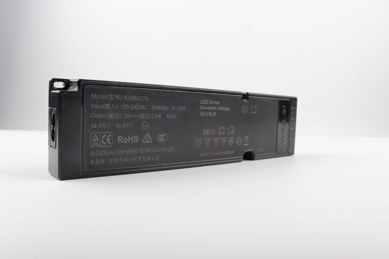 60W 24V Ultra Cienkie Stałe Napięcie Zasilanie LED sterownik do przełączania